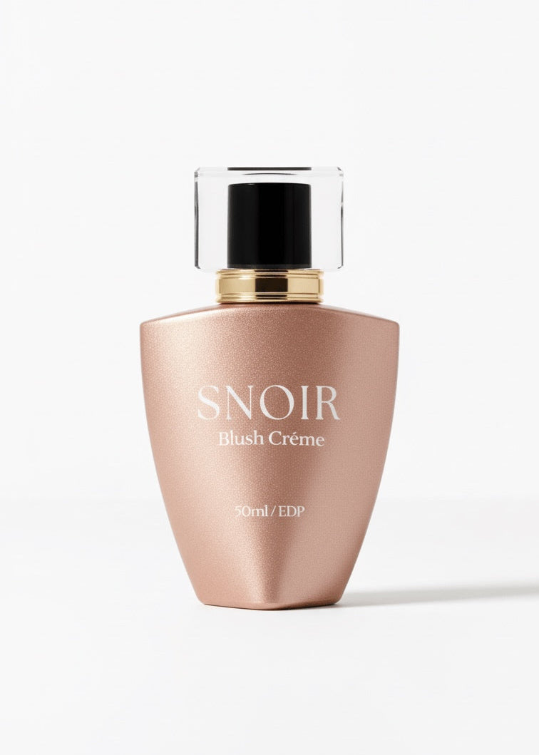 Snoir Blush Creme bottle on a white background